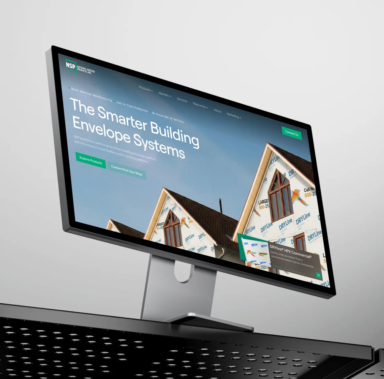 Monitor with the new NSP homepage: The Smarter Building Envelope Systems