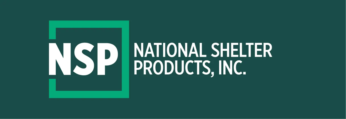 The NSP logo on a dark green band